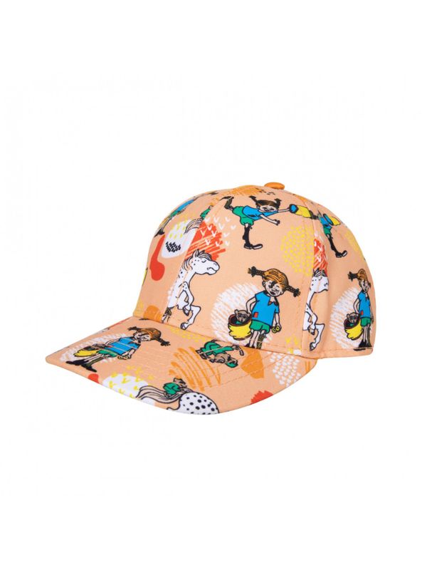 Cap Pippi Longstocking Patterned - Melon