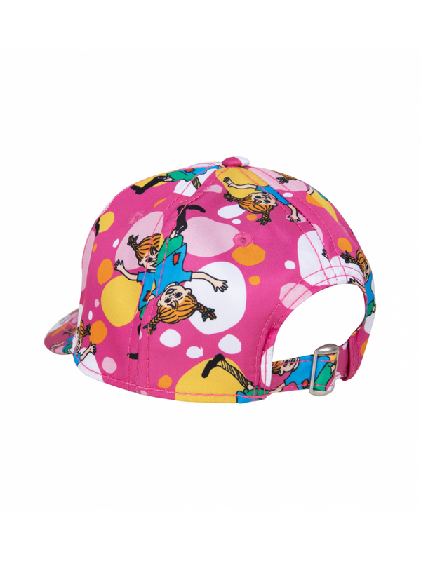 Cap Pippi Longstocking Patterned - Cerise