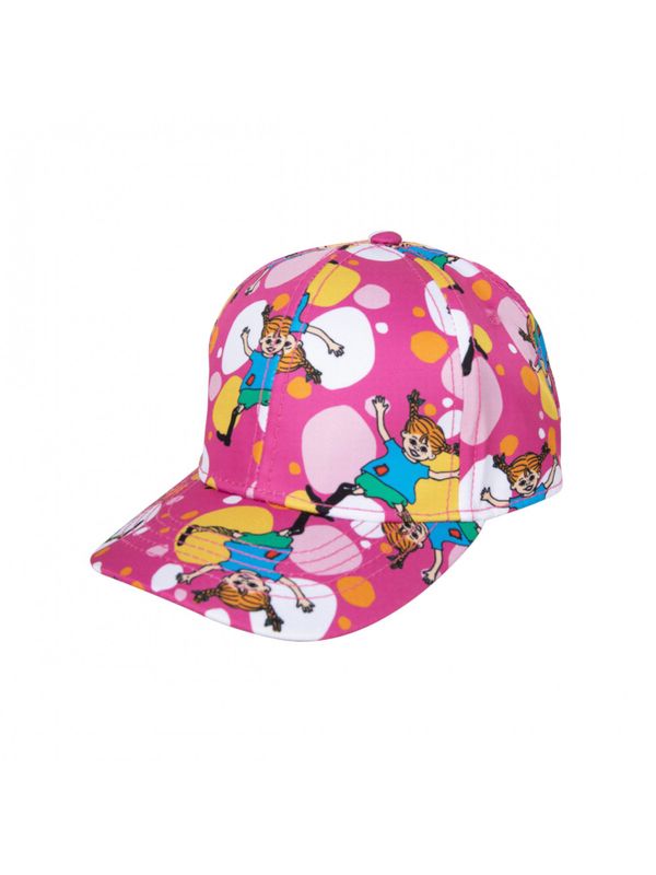 Cap Pippi Longstocking Patterned - Cerise