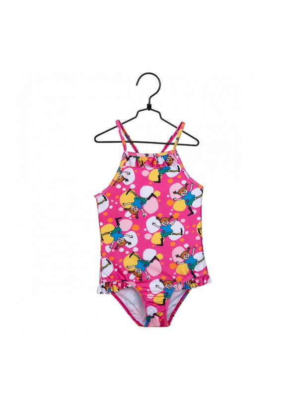 Swimsuit Pippi Longstocking - Cerise