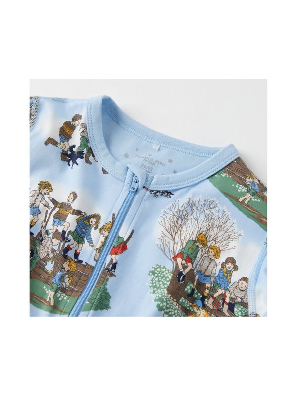 Baby-Pyjama "Wir Kinder aus Bullerbü" - Blau