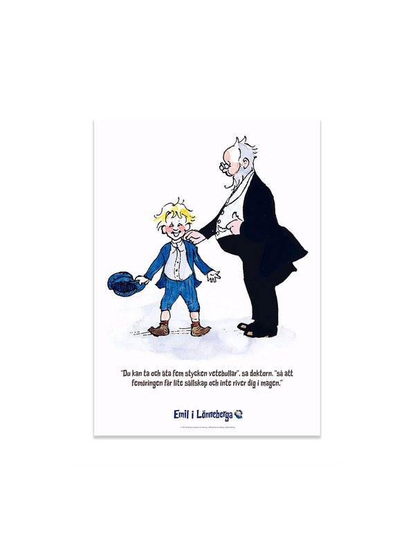 Poster Michel aus Lönneberga – Der Doktor – 30x40 cm