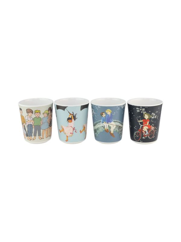 Mugg Astrid Lindgren 4-pack