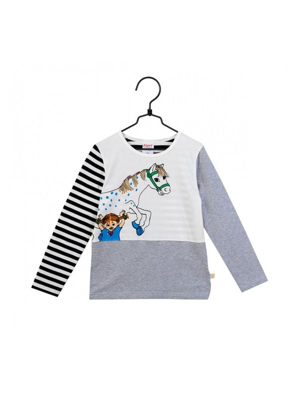 Sweatshirt Pippi Longstocking - Black/White