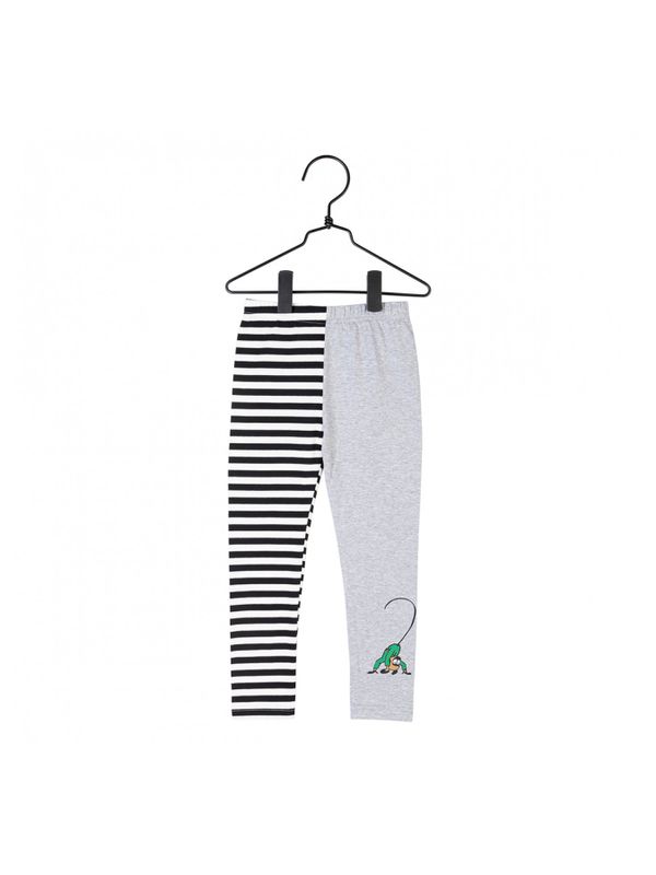 Leggings Pippi Longstocking - Black/White/Grey