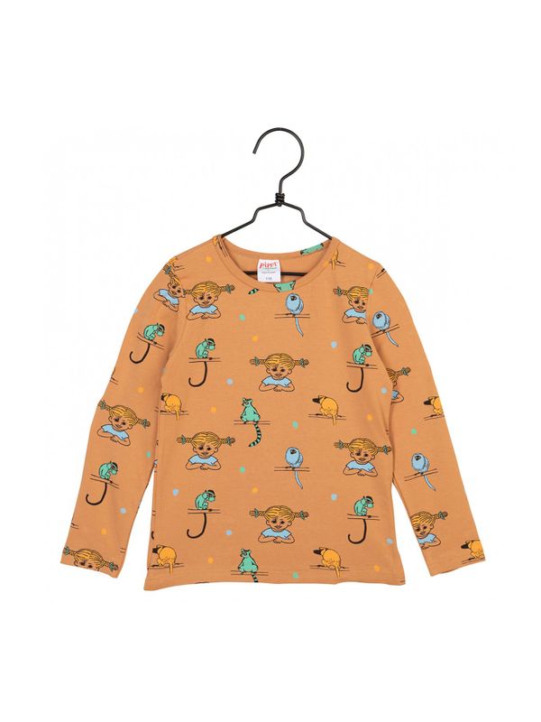 Sweatshirt Pippi Longstocking - Light Brown