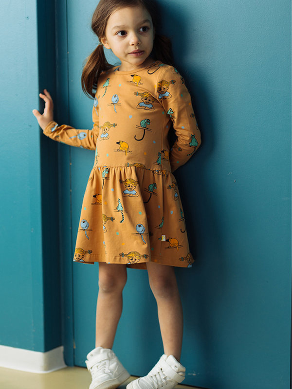 Dress Pippi Longstocking - Light Brown