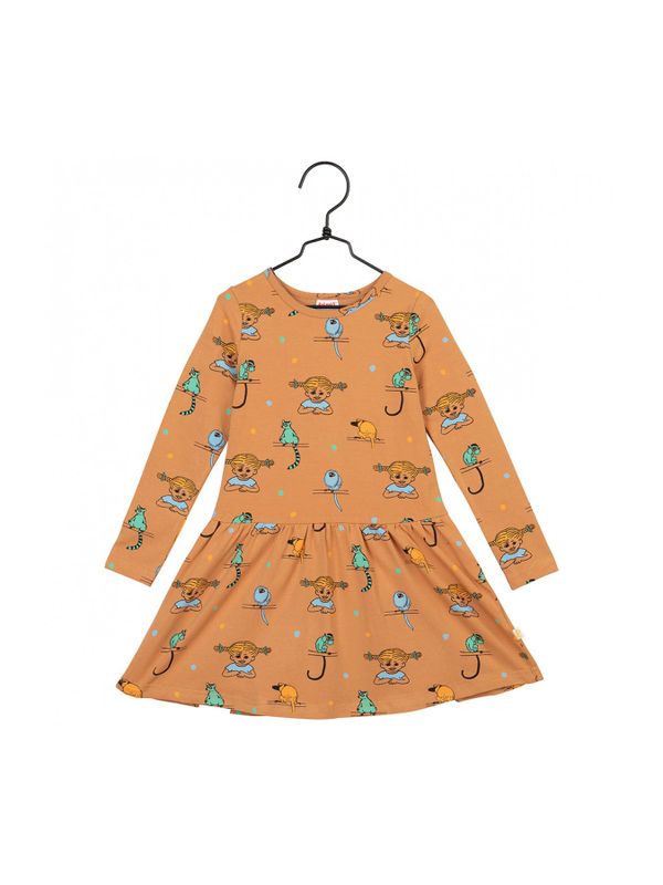 Dress Pippi Longstocking - Light Brown