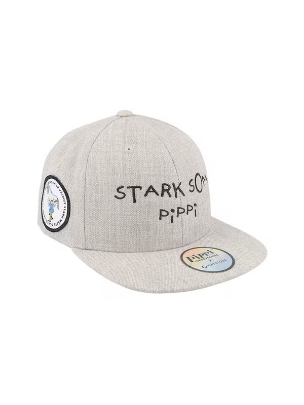 Kinder Pippi Snapback Cap - Grau