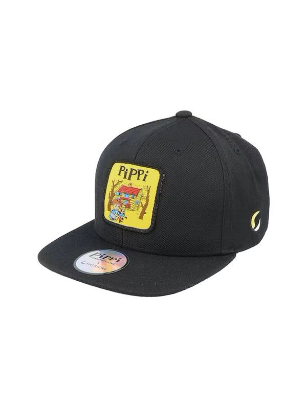 Keps Pippi Långstrump Barn - Svart Snapback