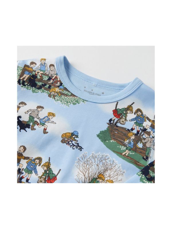 Pyjamas Noisy Village Children 2-piece Blue