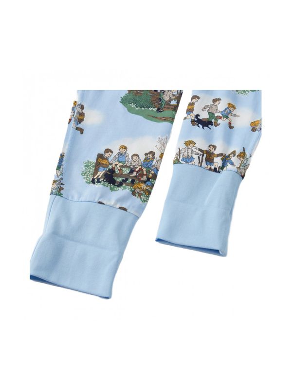 Pyjamas Noisy Village Children 2-piece Blue