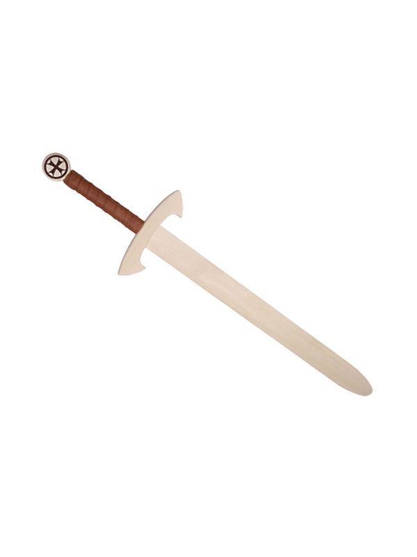 Templer-Schwert mit Ledergriff