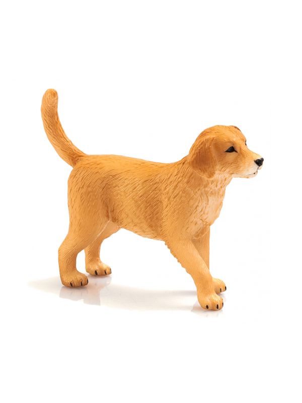 Plastfigur Golden retriever-valp