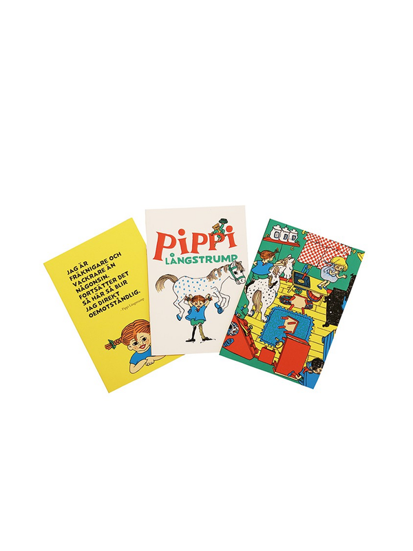 Skrivhäfte A6 Pippi Långstrump 3-pack