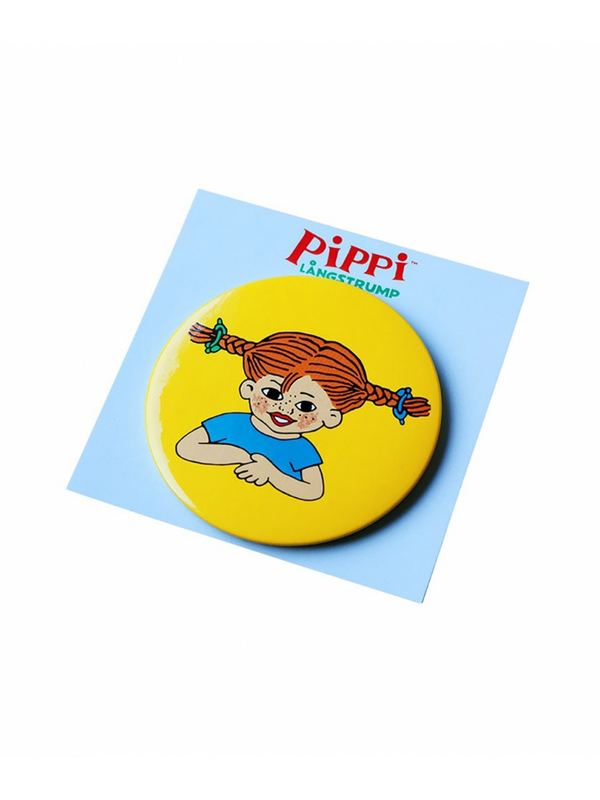 Pocket Mirror Pippi Longstocking Yellow