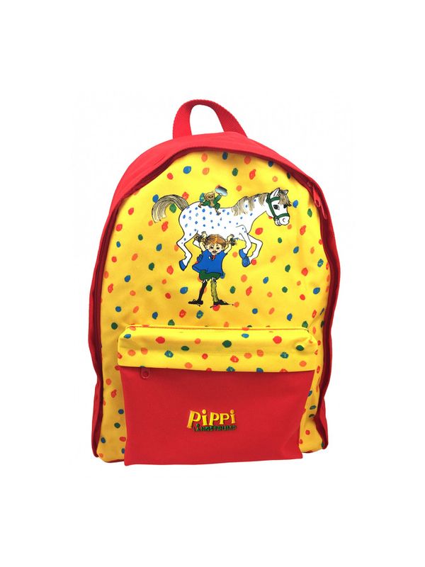 Rucksack Pippi Langstrumpf 
 - Rot/Gelb