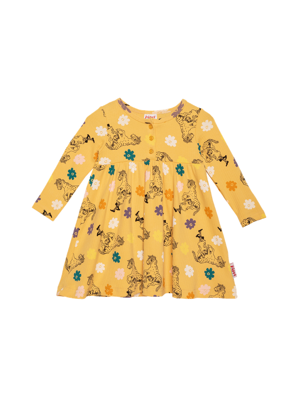 Babykleid Pippi - Gelb