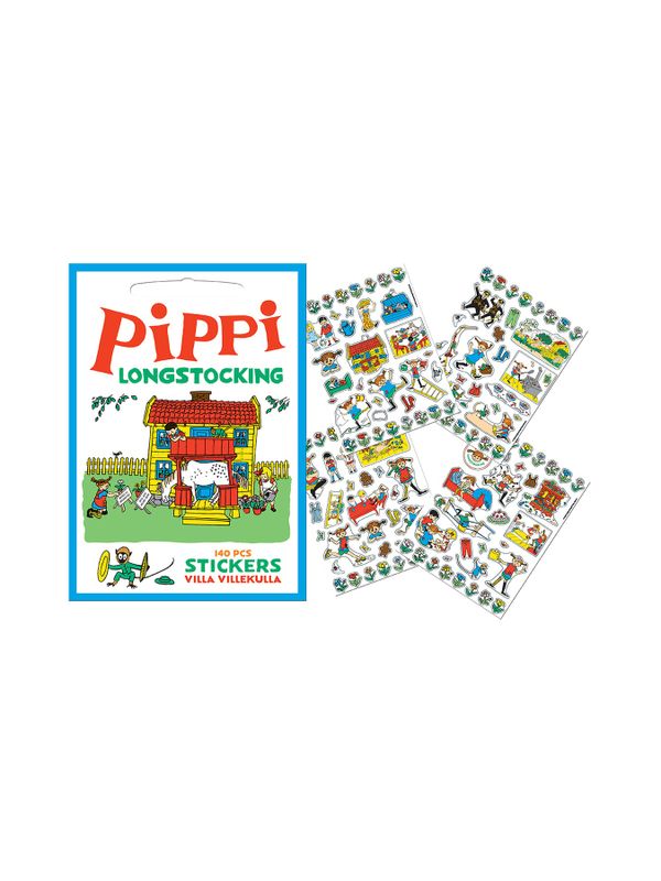 Stickers Pippi & Villa Villekulla 140 pcs