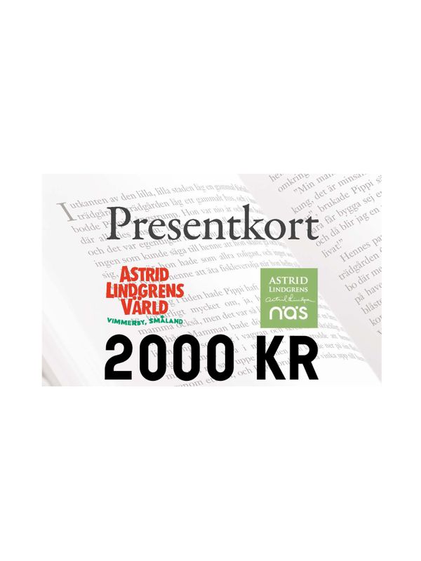 Presentkort 2000 kr