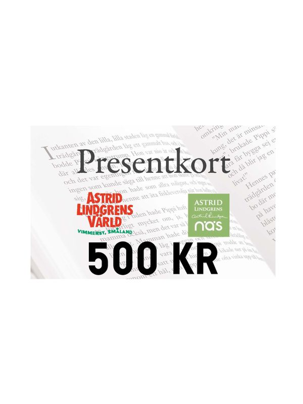 Gift card 500 SEK