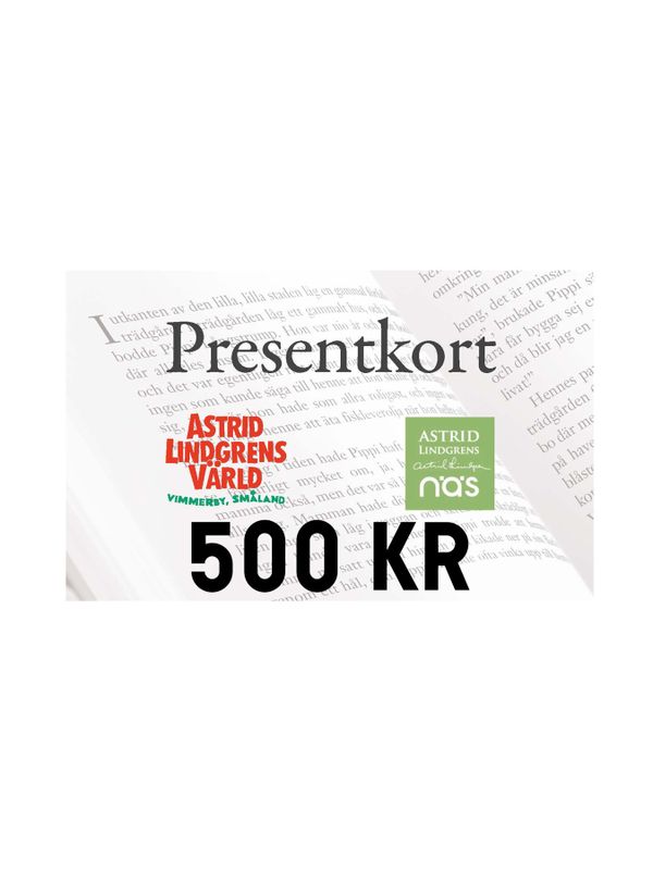 Presentkort 500 kr