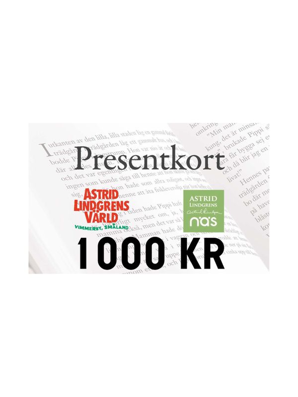 Presentkort 1000 kr