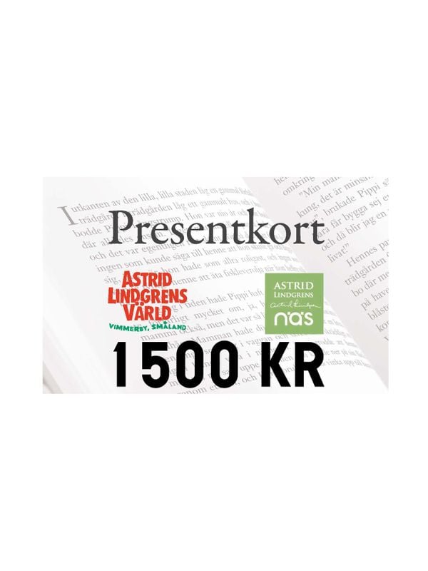 Gift card 1500 SEK
