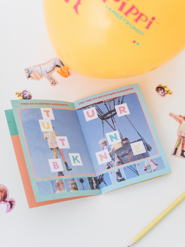 Activity book Pippi Longstocking (In German)