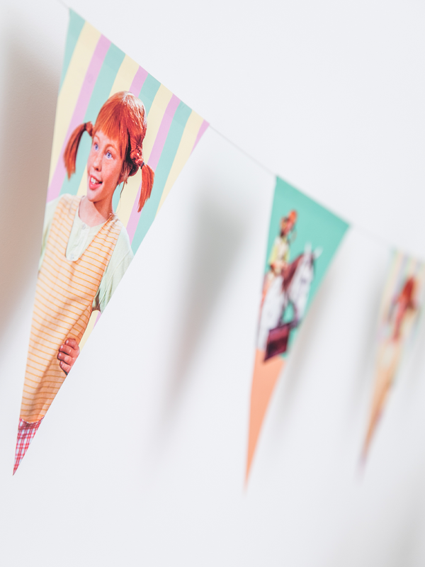 Flag banner Pippi Longstocking