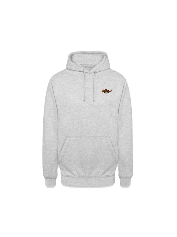 Hoodie Pippi Longstocking lurking - Grey