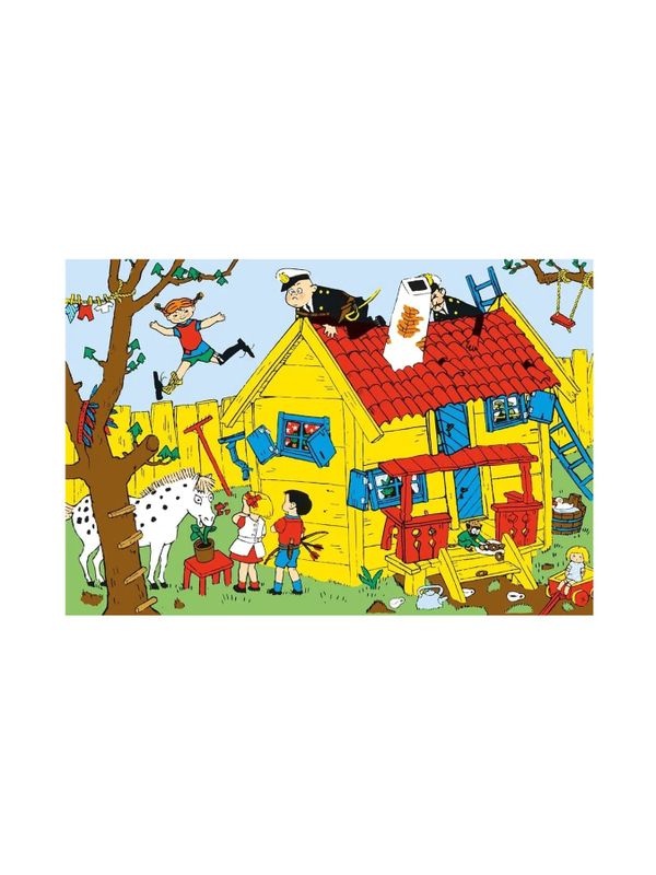 Pippi und die Villa Kunterbunt, 150 Teile Kinderpuzzle
