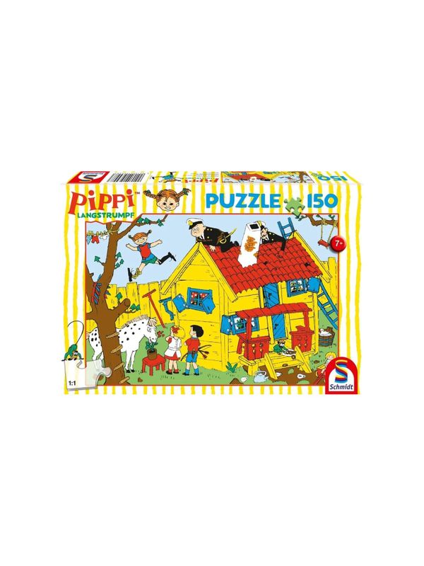 Pippi und die Villa Kunterbunt, 150 Teile Kinderpuzzle
