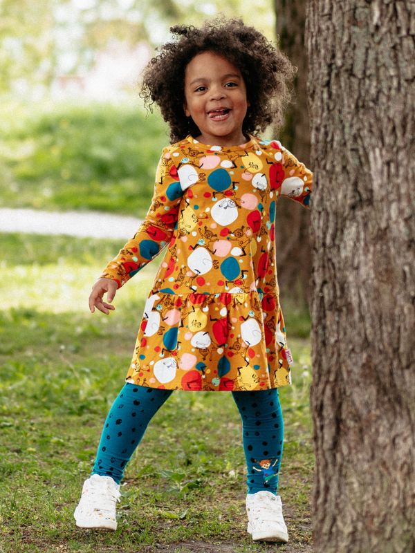 Kleid Pippi Langstrumpf - Orange
