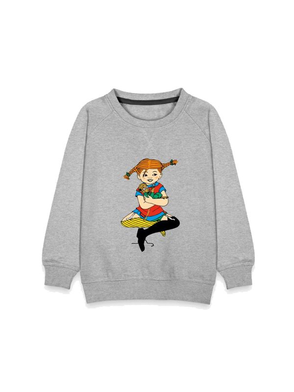 Sweatshirt Pippi und Herr Nilsson - Grau