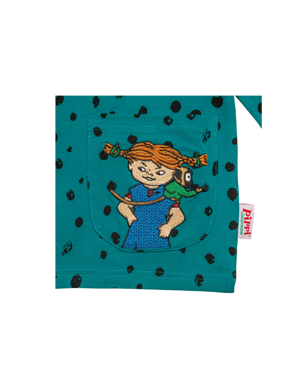 Shirt Pippi Longstocking green