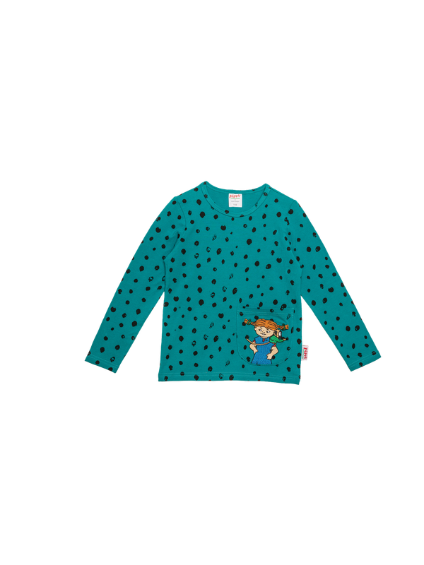 Shirt Pippi Longstocking green