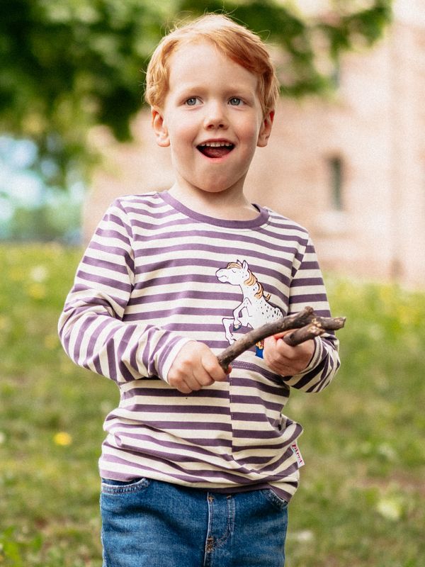 Tröja Pippi Långstrump lila