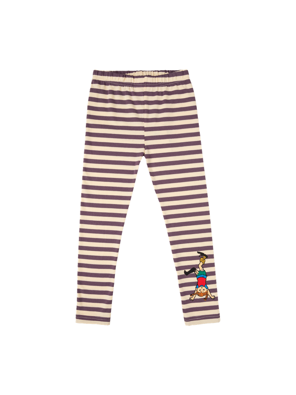 Leggings Pippi Longstocking purple