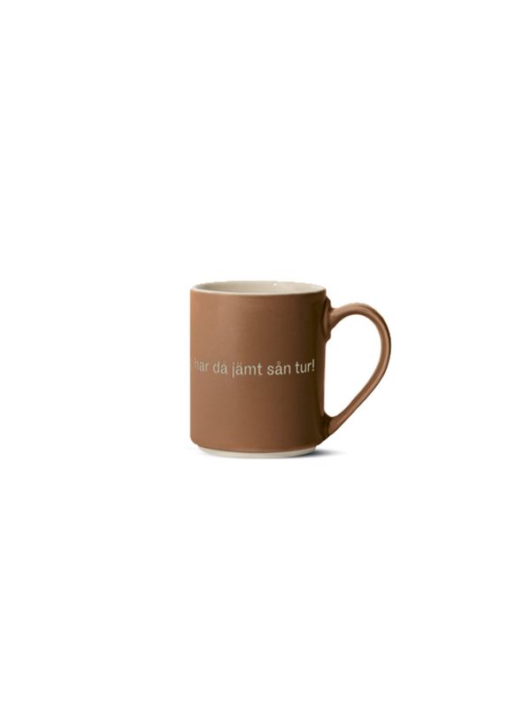 Mug - Ja det är inte klokt (Brown)