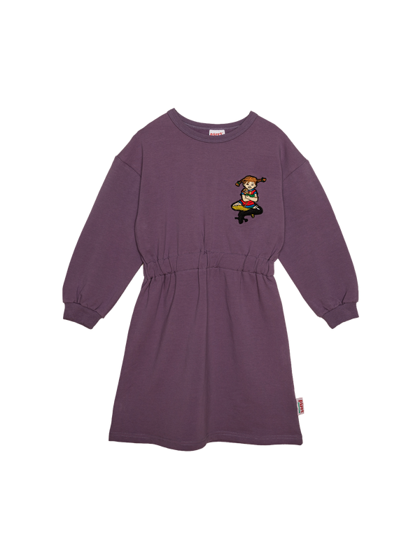 Collegeklänning Pippi Longstocking - violett