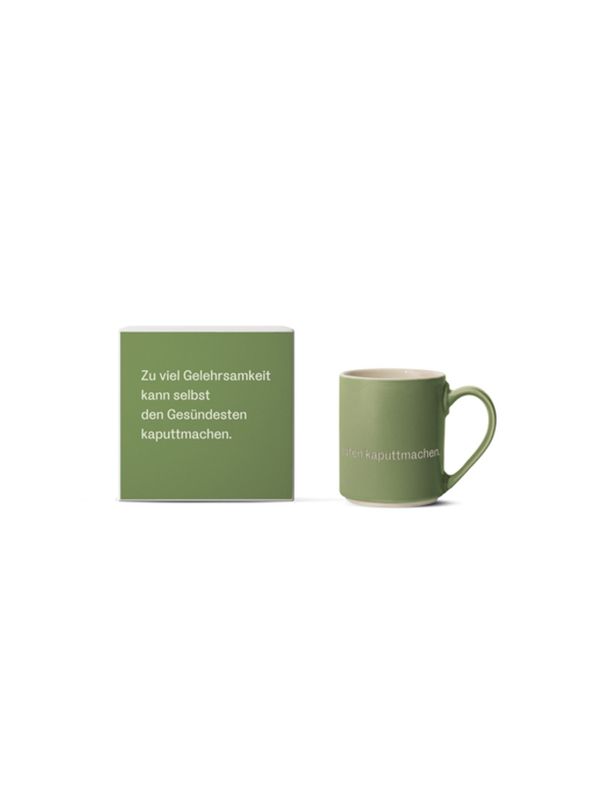 Mug - Zu viel Gelehrsamkeit... (German)