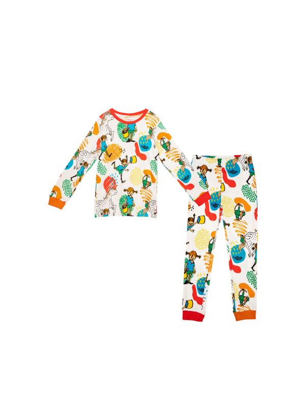 Pyjamas Pippi Longstocking - White