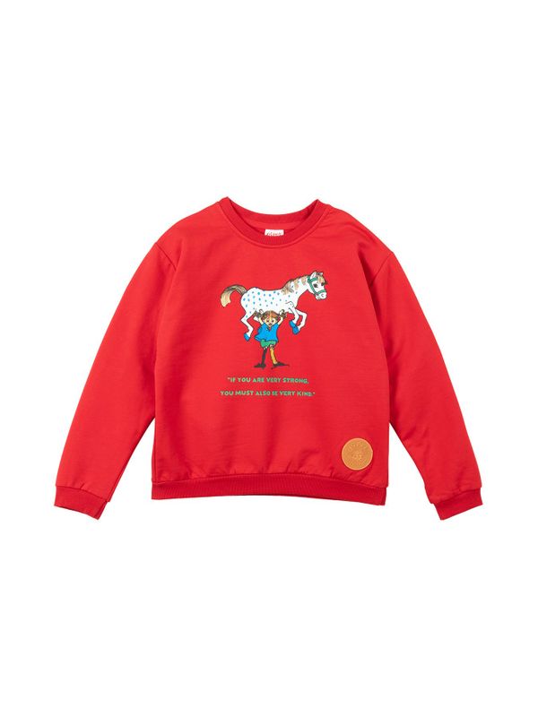 Sweatshirt Pippi Langstrumpf - Rot