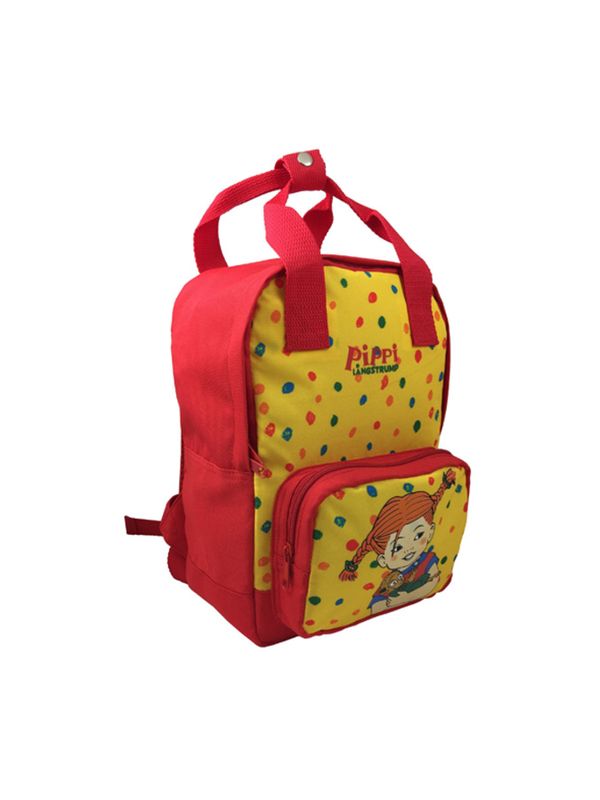 Rucksack Pippi Langstrumpf in Rot/Gelb