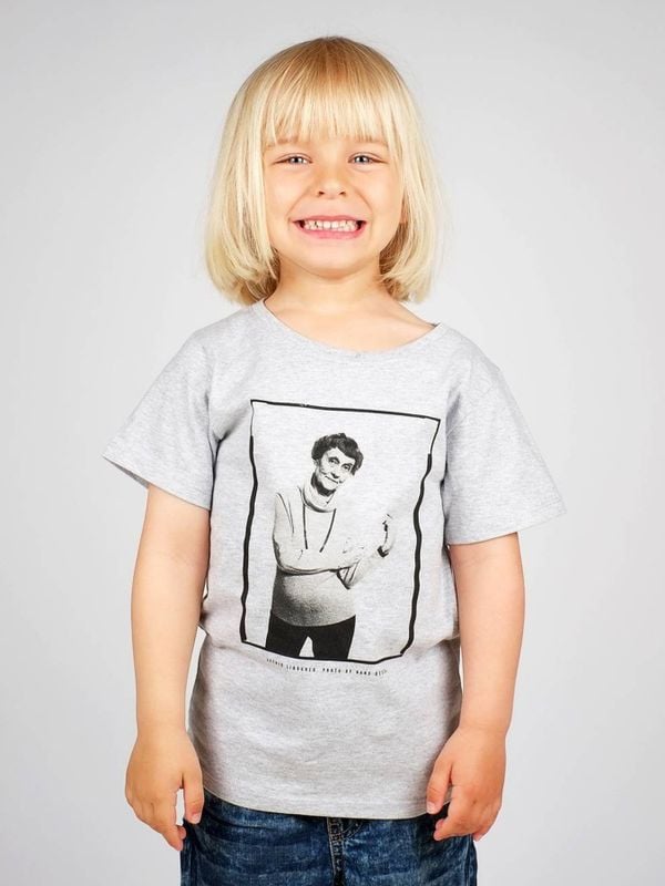 T-Shirt mit Astrid Lindgren - Grau