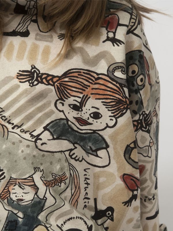 Sweater Pippi Longstocking beige