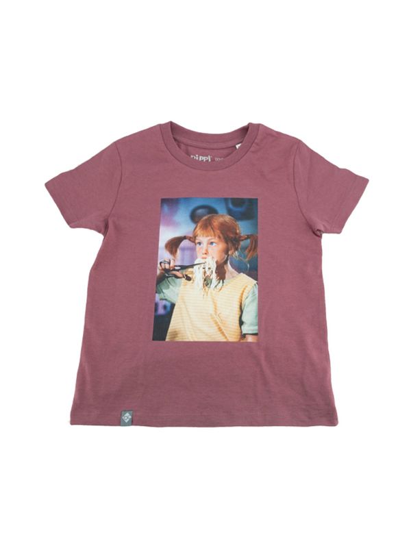 T-shirt Pippi Longstocking - Rosa