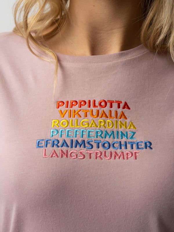 T-Shirt "Pippilotta Viktualia" - Rosé