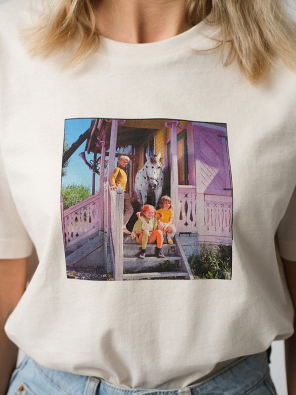 T-shirt Pippi Longstocking and her friends
